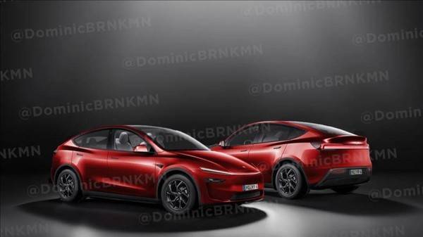 特斯拉新款Model Y Performance版本曝光:烈焰红配色与运动细节引人注目